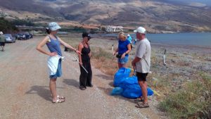 Beach Cleaning in Kalyviani