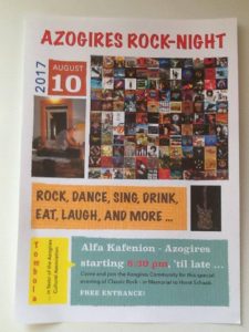 10 August Azogirez Rock Night