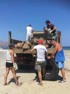 Loading the Dimos truck